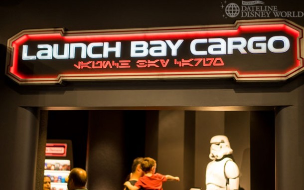 Exiting the Launch Bay, we head into the Cargo, which is the old Animation merchandise shop.