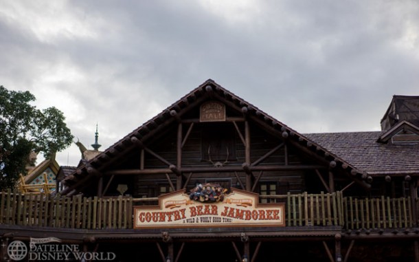 Refurb is done at the Country Bear facade.