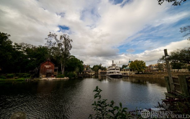 Beautiful day at the Rivers of America.