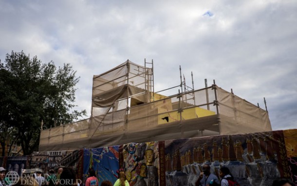 One of the control towers for Rivers of Light.