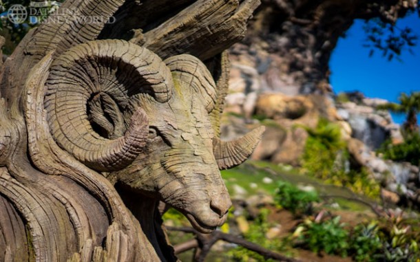 New animal carvings were added to the Tree of Life area.