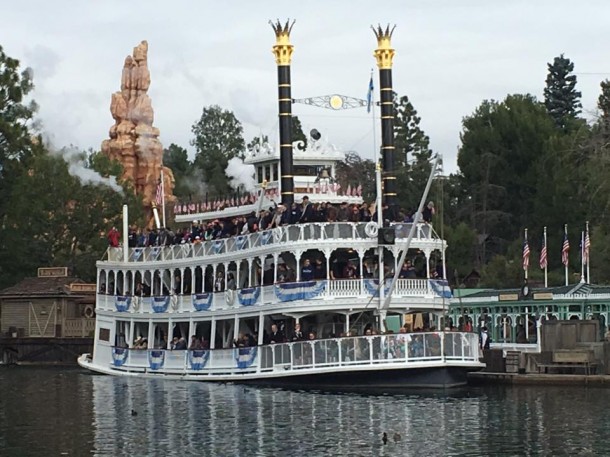 It was so packed that it was nearly taking on water on the lower deck.