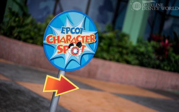 There has been an addition to the Epcot Character Spot.