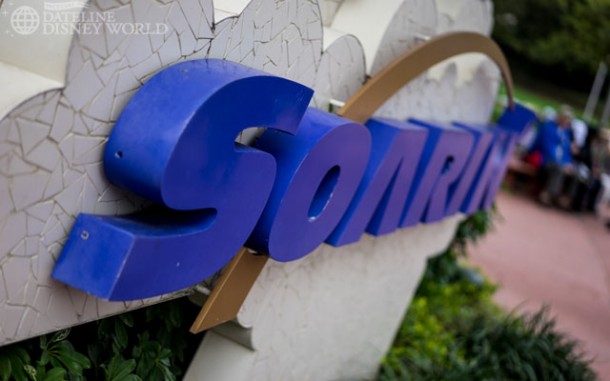 Soarin' is officially closed until the summertime. The attraction will be adding the third theater, upgrading the current theaters to digital projection, and introducing the new Soarin' film, which features landmarks from around the world. That all sounds great, but it should be very interesting to see how the park functions with really only one E-Ticket in Test Track.