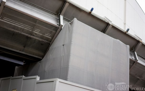 Some refurb work being done on the outdoor portion of Test Track.