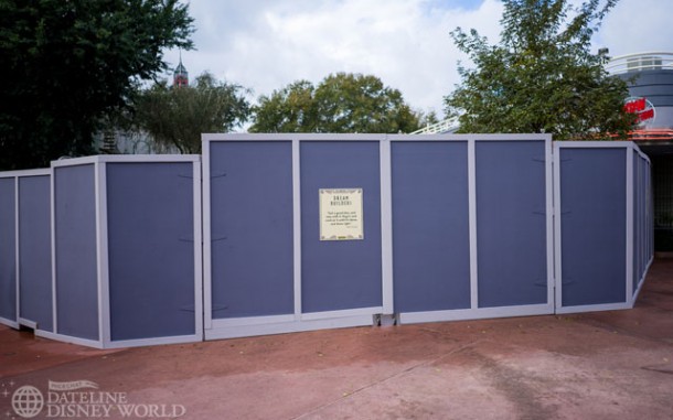 Walls up near Path of the Jedi, most likely for a new meet and greet.