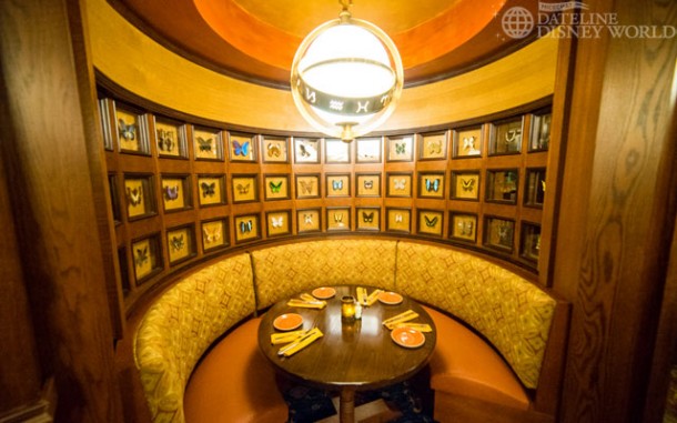 Part of the room dedicated to SEA - the Society of Explorers and Adventurers.