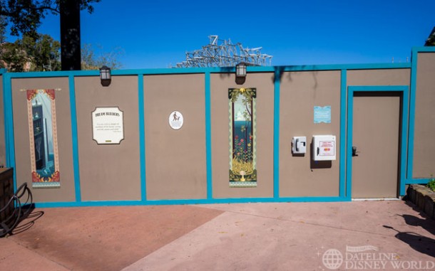 There is some new steel rising where the Frozen meet and greet will go.