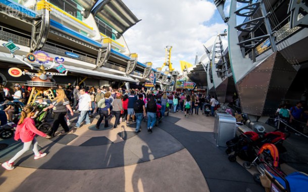 Big crowds in Tomorrowland.