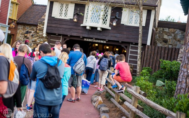 Long line...just to get FastPasses.