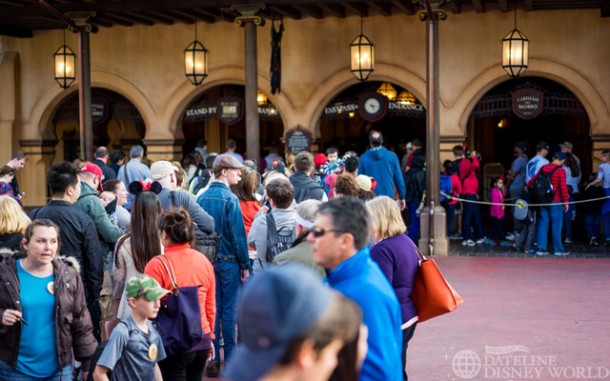 Another FP+ backup, this time at Pirates. It's a little scary to see these situations, as FP+ is supposed to be the best way to enjoy these attractions with a minimal wait time.