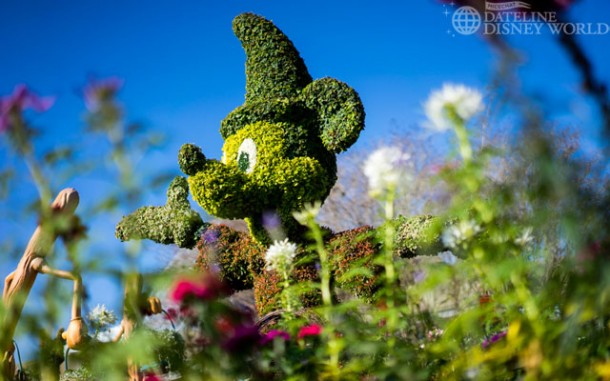 Fantasia topiaries near Imagination.