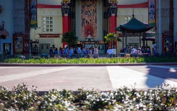 No stage currently at the Chinese Theater.