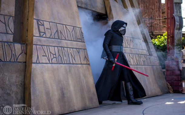 Kylo Ren got a huge reaction from the crowd.