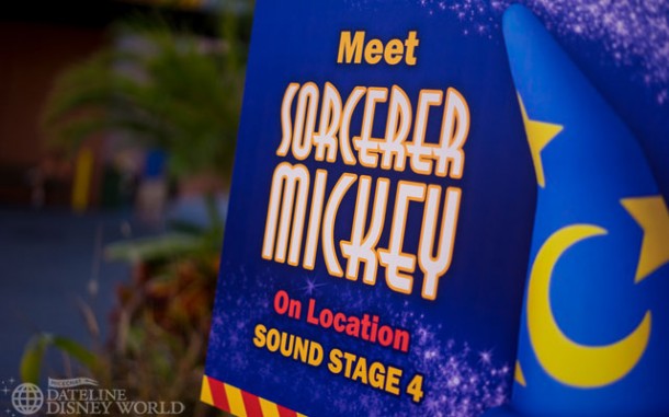 Still doing the Sorcerer Mickey meet and greet near Midway Mania.