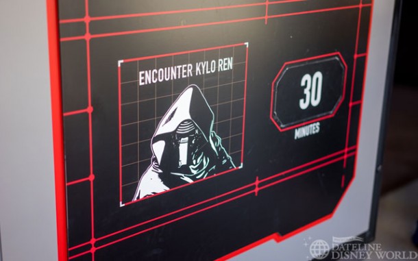 Kylo Ren has replaced Darth Vader at Star Wars Launch Bay. 