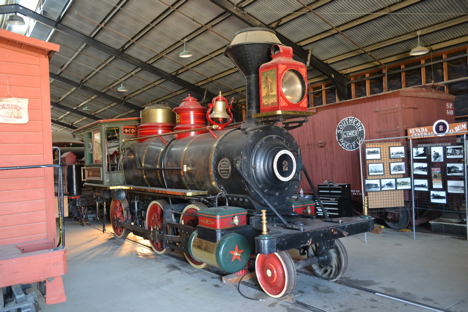 The “Emma Nevada” in the Grizzly Flats Barn as work begins for the day.