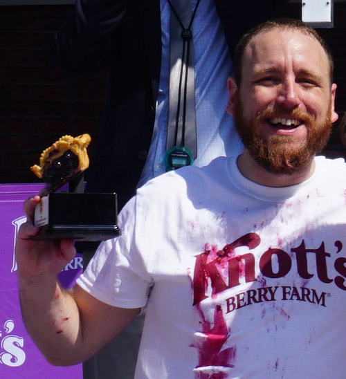 Joey Chestnut Winner Knott's Berry Farm March 19 2016