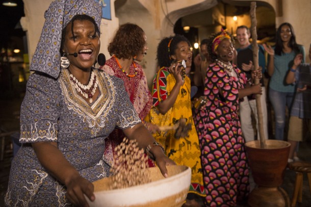 Harambe Wildlife Parti at Disney's ANimal Kingdom at Night