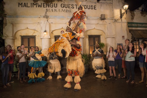 Harambe Wildlife Parti at Disney's ANimal Kingdom at Night