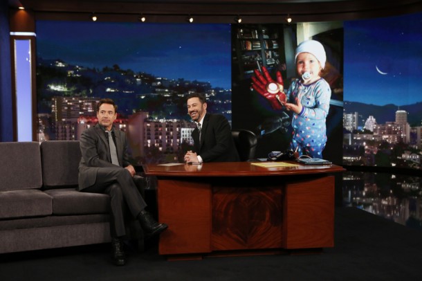 ROBERT DOWNEY JR., JIMMY KIMMEL