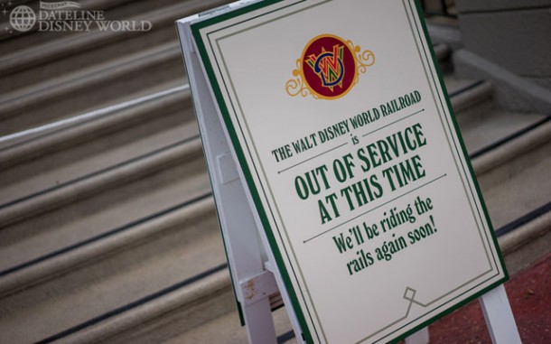 WDW Railroad is currently not in service.