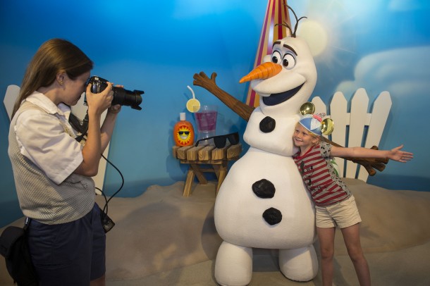 Olaf from "Frozen" Greets Guests at Disney's Hollywood Studios
