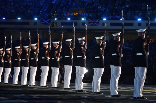 United States Marine Corps Silent Drill Platoon at Invictus Game