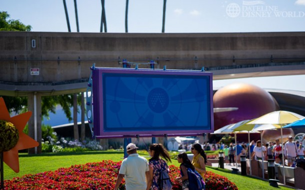 The tip board has been removed from the Test Track side of the park as well.