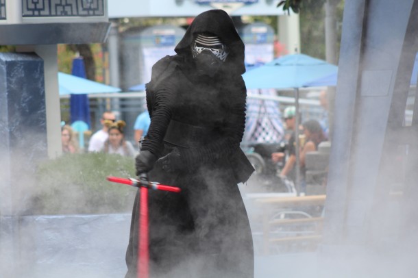 Kylo Ren appears.