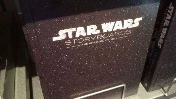 A coffee table book of the original storyboard drawings used to plan shots for the prequel trilogy.