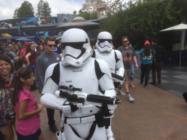 First Order Troopers on patrol. 