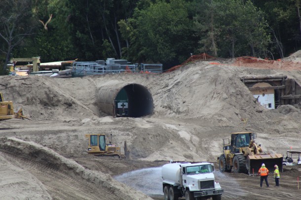 The old tunnels. 