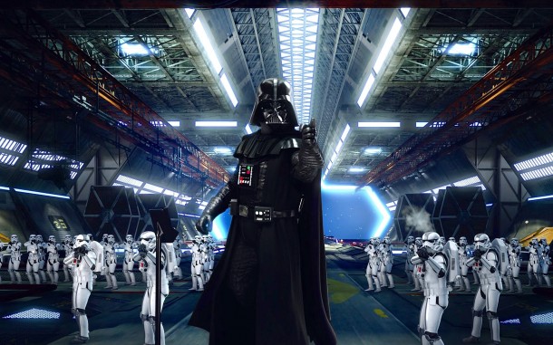 Spaceport Escape with Darth Vader
