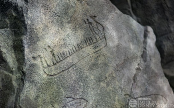 Details in the rock work.