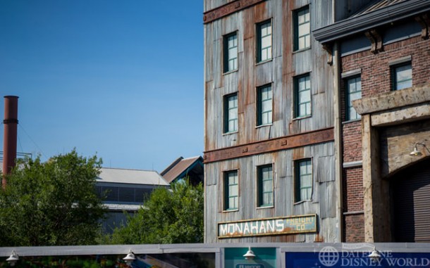 Not much visible change in the Backlot area.