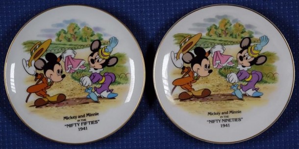 Rare Mickey Misprint plates