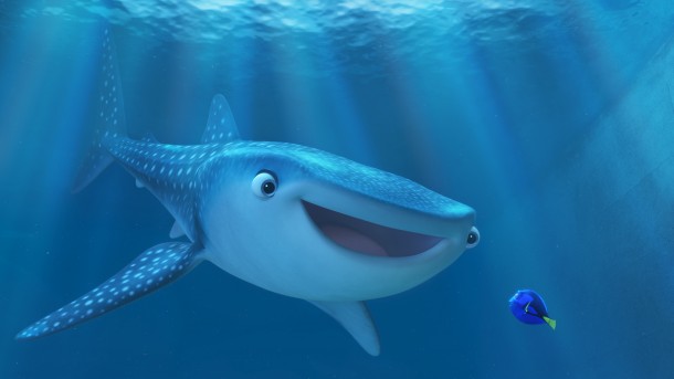 FINDING DORY. Pictured (L-R): Destiny and Dory. &copy;2016 Disney&bull;Pixar. All Rights Reserved.
