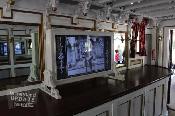 While the Riverboat is docked, you can catch a video of Disneyland’s opening day.