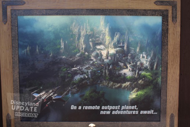 The wall near Big Thunder Mountain now has an artists rendering of SWL.