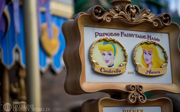 Also notice that the Frozen sisters are no longer meeting in the Magic Kingdom.
