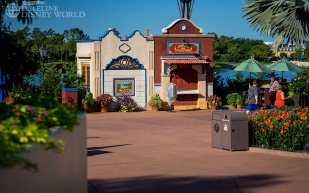 The Mexico pop-up booth is still here serving light food and margaritas.