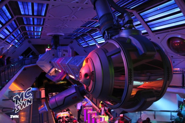 Technically not Star Wars, but still an impressive sight in the que.