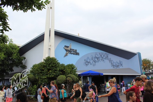 The original logo still holds a place on the building.