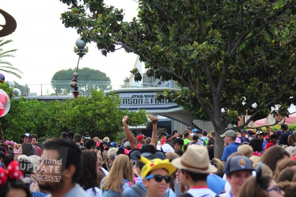 The popular destination at rope drop is the Season of the Force, at least for a couple more weeks.