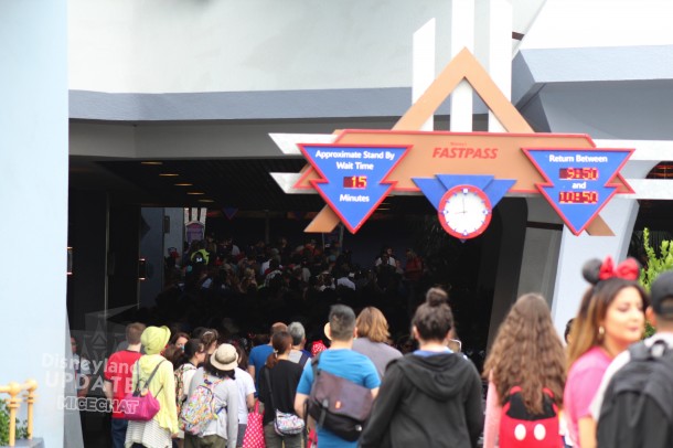 The rope drop crowd heads to get a Fastpass, go to Standby, or both. One ride now, and another one later.