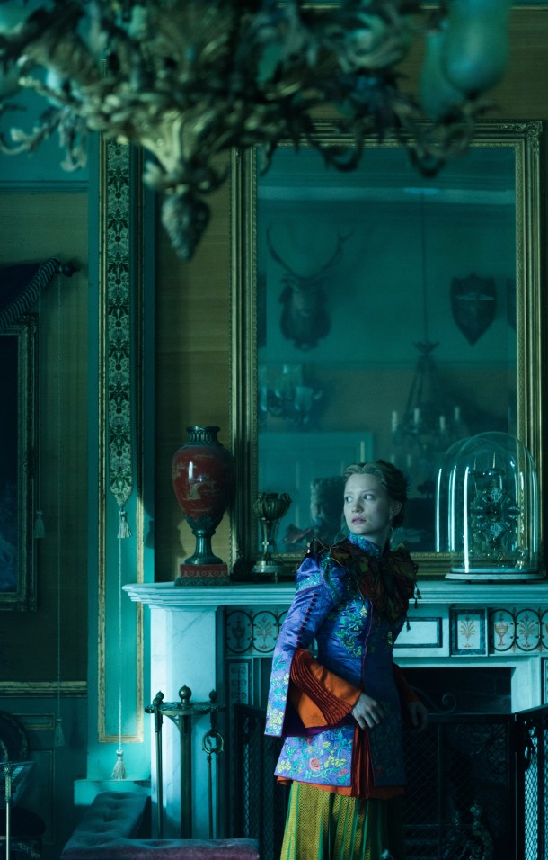 Alice (Mia Wasikowska) returns to the whimsical world of Underland in Disney's ALICE THROUGH THE LOOKING GLASS, an all-new adventure featuring the unforgettable characters from Lewis Carroll's beloved stories.