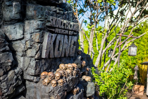 Our first stop in the park was Skull Island: Reign of Kong.