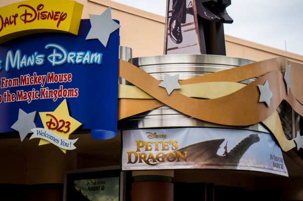 One Man's Dream is still shilling Pete's Dragon instead of playing the Walt film.