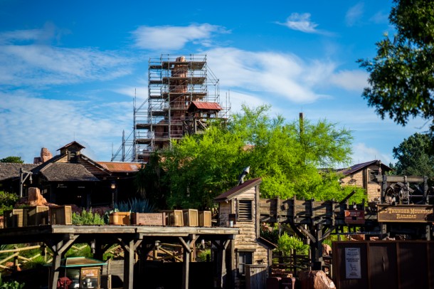 Big Thunder Mountain closed recently for a lengthy refurbishment.